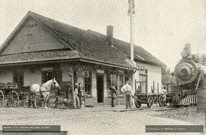 Postcard: Boston & Maine Station, Hancock, N.H.